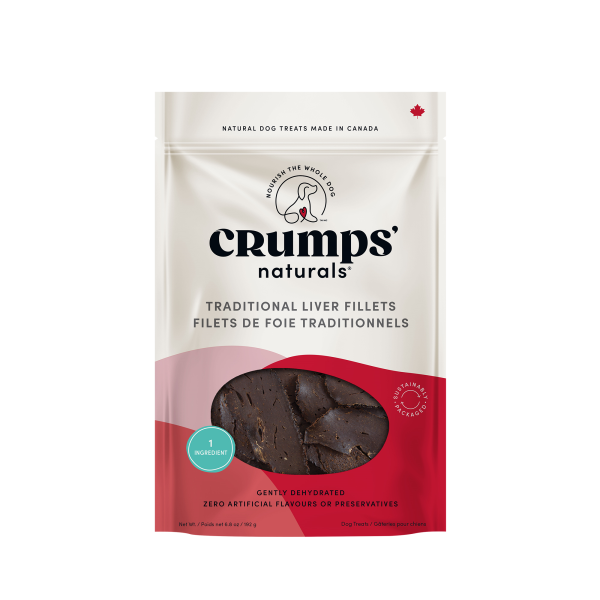 Crumps' Naturals Traditional Liver Fillets Dog Treats, 192-gram (Size: 192-gram)