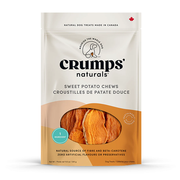Crumps' Naturals Sweet Potato Chews Dog Treats, 160-gram (Size: 160-gram)