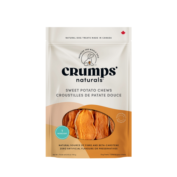 Crumps' Naturals Sweet Potato Chews Dog Treats, 612-gram (Size: 612-gram)