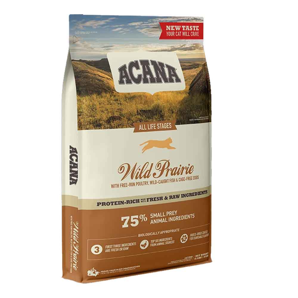 ACANA Wild Prairie Dry Cat Food, 4.5-kg (Size: 4.5-kg)