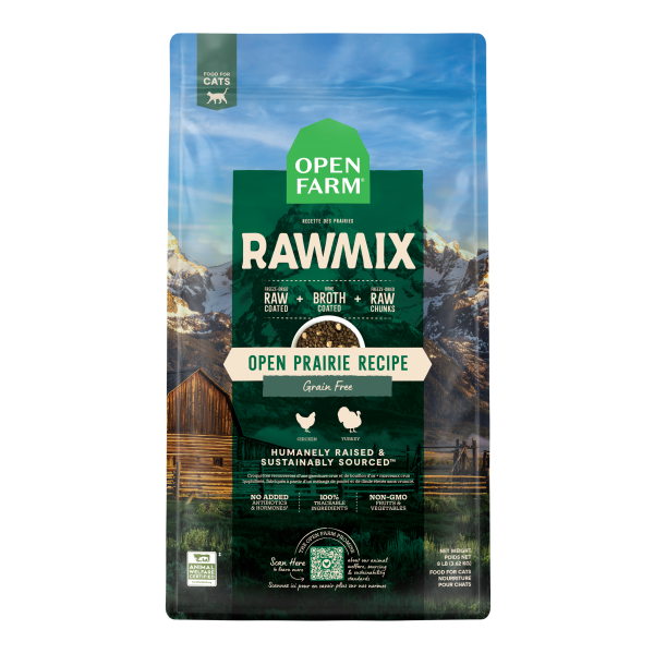 Open Farm RawMix Open Prairie Recipe Grain-Free Dry Cat Food, 8-lb (Size: 8-lb)