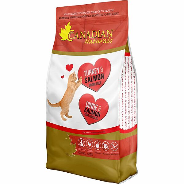 Canadian Naturals Turkey & Salmon Grain-Free Dry Cat Food, 15-lb (Size: 15-lb)