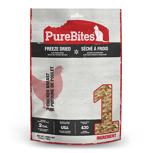 PureBites Chicken Breast Freeze-Dried Cat Treats, 5.5-oz (Size: 5.5-oz)