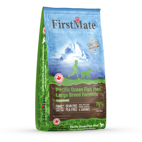 FirstMate Pacific Ocean Fish Meal Original Limited Ingredient Diet Grain-Free Dry Dog Food, 25-lb (Size: 25-lb)