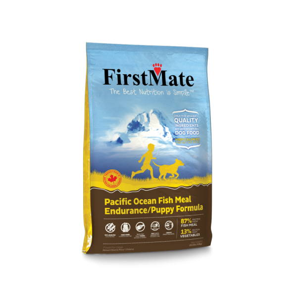 FirstMate Endurance/Puppy Pacific Ocean Fish Meal Limited Ingredient Diet Grain-Free Dry Dog Food, 5-lb (Size: 5-lb)