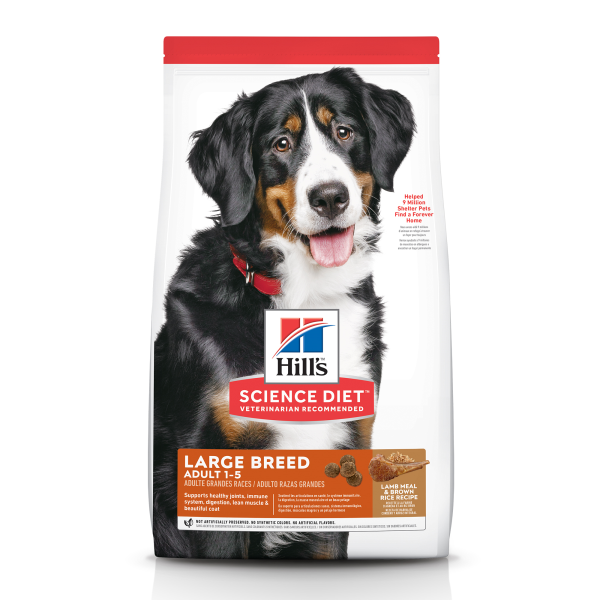 Hill's Science Diet Adult Large Breed Lamb Meal & Rice Dry Dog Food, 33-lb