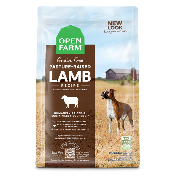 Open Farm Pasture-Raised Lamb Recipe Grain-Free Dry Dog Food, 4-lb (Size: 4-lb)