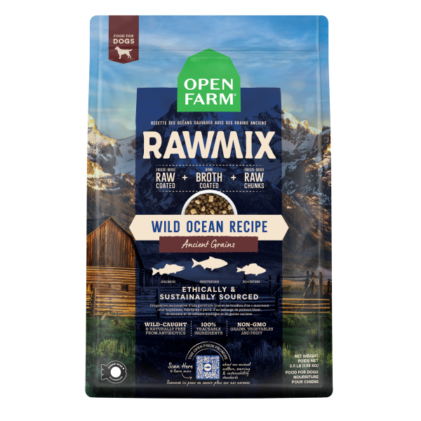 Open Farm RawMix Wild Ocean Recipe Grain-Free Dry Dog Food, 3.5-lb (Size: 3.5-lb)