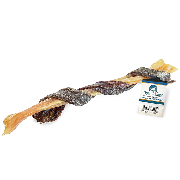 Home Range/Open Range Chomper Wrapped Backstrap Dog Treats, 8-11-in (Size: 8-11-in)