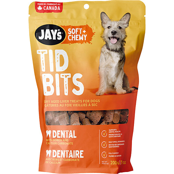 Jay's Tid Bits Dental Dog Treats, 200-G (Size: 200-G)