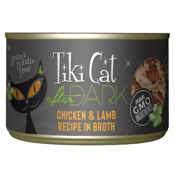 Tiki Cat After Dark Chicken & Lamb Recipe in Broth, 5.5-oz (Size: 5.5-oz)