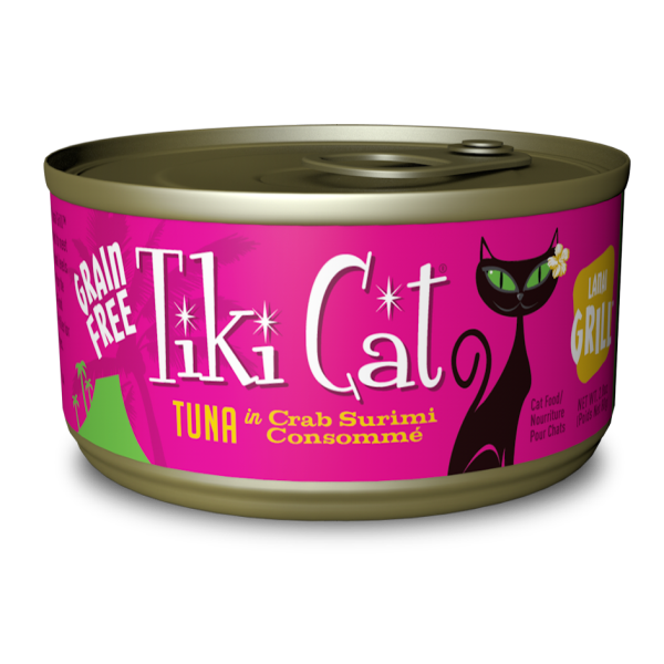 Tiki Cat Grill Tuna & Crab Surimi Recipe, 2.8-oz (Size: 2.8-oz)