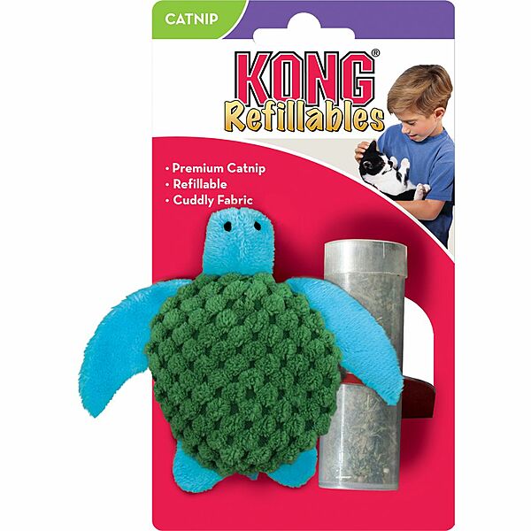 KONG Refillables Turtle Cat Toy