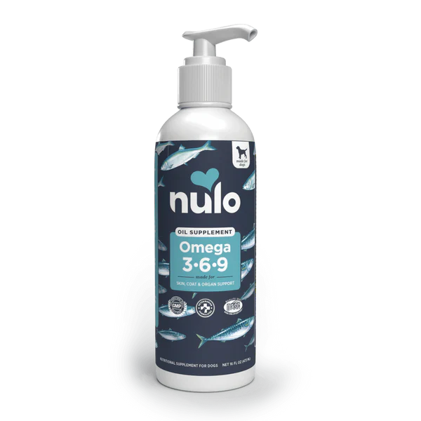 Nulo Omega Oil 3-6-9 Supplement for Dogs, 16-oz (Size: 16-oz)