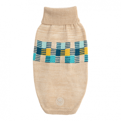 GF PET - WINTER SAILOR SWEATER - OATMEAL MIX - S