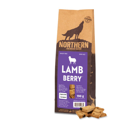 Northern Biscuit Lamb Berry Dog Treats, 190-gram (Size: 190-gram)