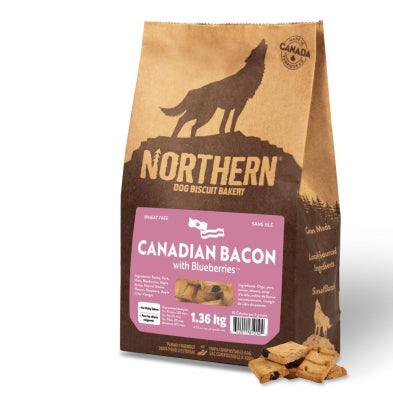 Northern Biscuit Canadian Bacon with Blueberries Dog Treats, 1.36-kg (Size: 1.36-kg)