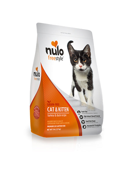 Nulo Cat FreeStyle Turkey & Duck Recipe Grain-Free Dry Cat & Kitten Food, 5-lb (Size: 5-lb)