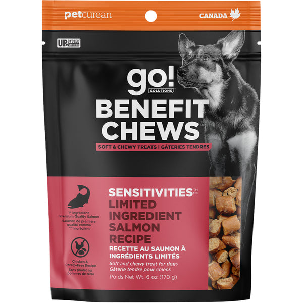 Go! Solutions Benefit Chews Sensitivities Limited Ingredient Salmon Dog Treats, 6-oz (Size: 6-oz)