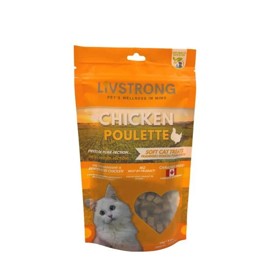 Livstrong Chicken Bites Cat Treats, 70-gram (Size: 70-gram)