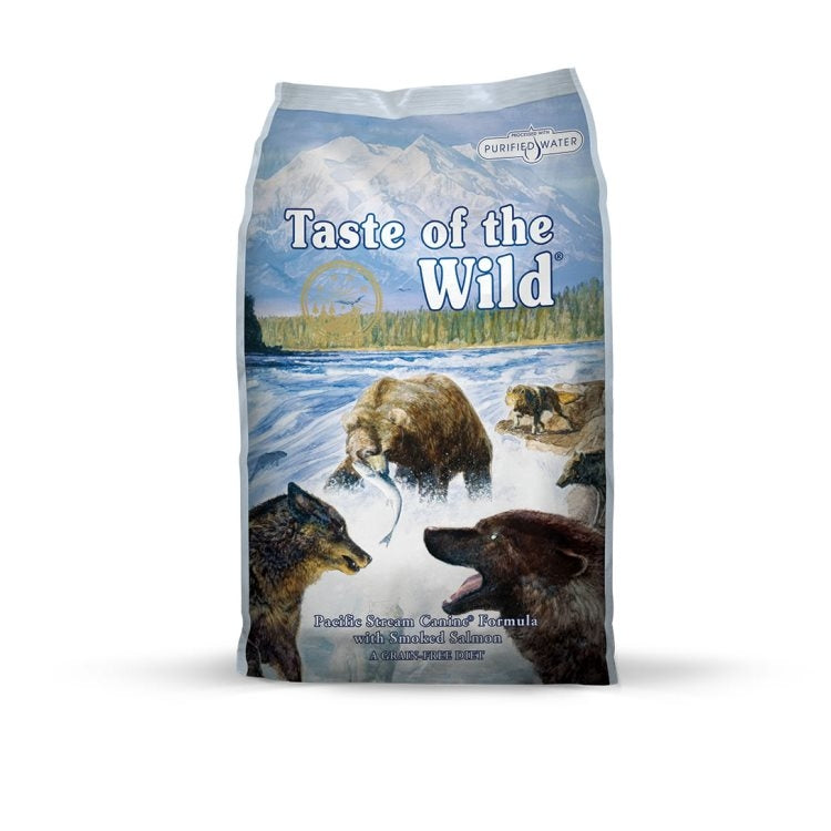 Taste of the Wild Pacific Stream Grain-Free Dry Dog Food, 5-lb (Size: 5-lb )
