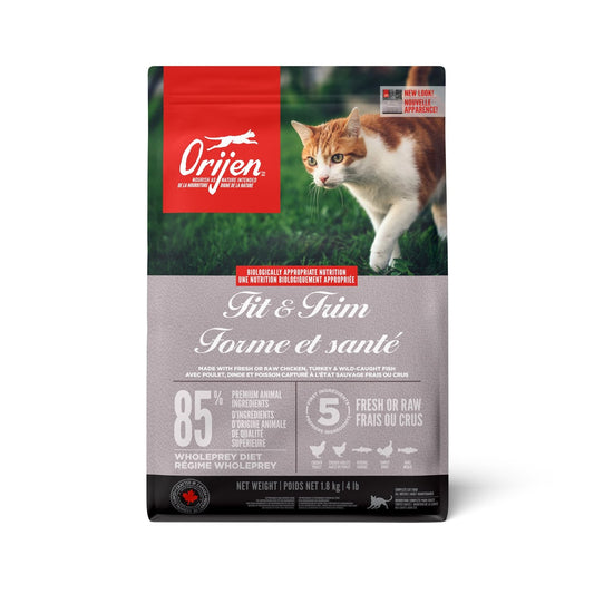 ORIJEN Fit & Trim Dry Cat Food, 1.8-kg (Size: 1.8-kg)