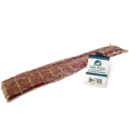 Home Range/Open Range Beef Chomper Flattened Bully Stick Dog Treats, 11-12-in (Size: 11-12-in)