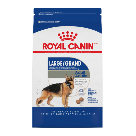 Royal Canin Size Health Nutrition Large Breed Adult Dry Dog Food, 30-lb (Size: 30-lb)