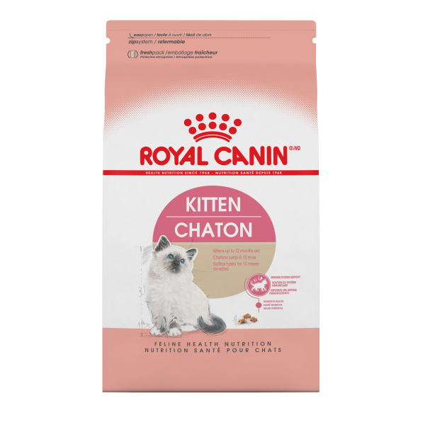 Royal Canin Feline Health Nutrition Kitten Dry Cat Food, 3-lb (Size: 3-lb)