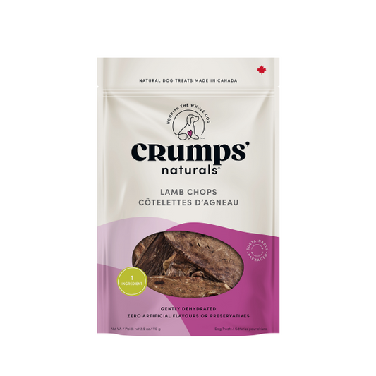 Crumps' Naturals Lamb Chops Dog Treats, 110-gram (Size: 110-gram)