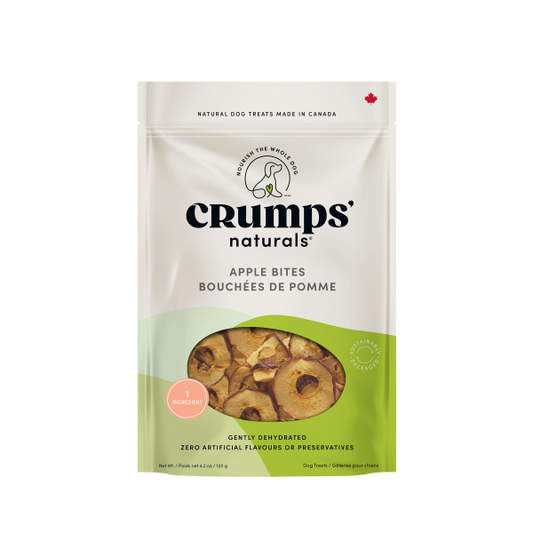 Crumps' Naturals Apple Bites Dog Treats, 120-gram (Size: 120-gram)