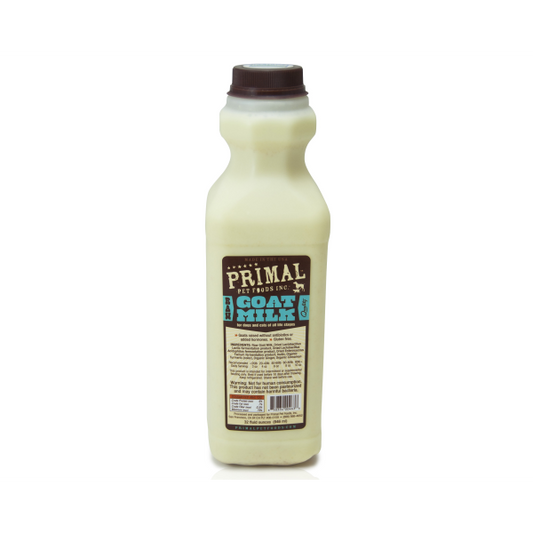 Primal Raw Frozen Goat Milk for Dogs & Cats, 32-oz (Size: 32-oz)