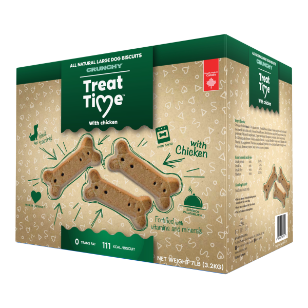 Treat Time Biscuits Dog Treats, Large, 7-lb (Size: 7-lb)