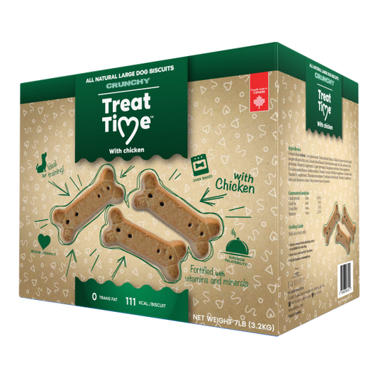 Treat Time Biscuits Dog Treats, Large, 7-lb (Size: 7-lb)