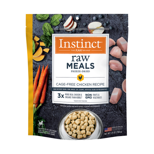 Instinct Raw Meals Cage-Free Chicken Freeze-Dried Dog Food, 25-oz (Size: 25-oz)
