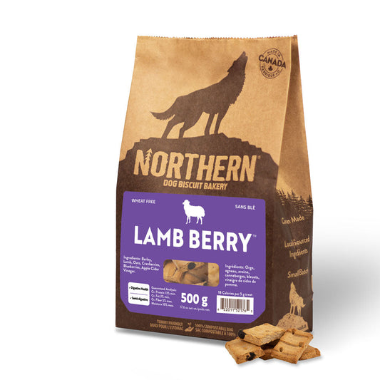Northern Biscuit Lamb Berry Dog Treats, 500-gram (Size: 500-gram)