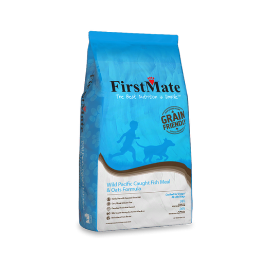 FirstMate Dog Grain Friendly Wild Pacific Caught Fish & Oats Dog Food, 5-lb (Size: 5-lb)