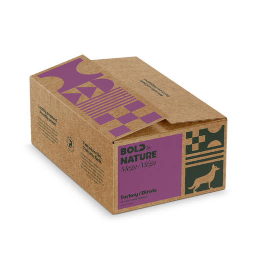 Bold by Nature Dog Mega Turkey Patties Dog Food, 24-lb (Size: 24-lb)