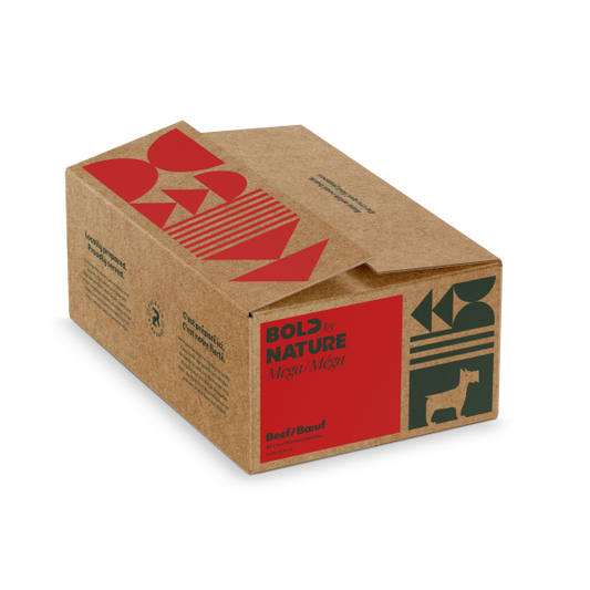 Bold by Nature Dog Mega Beef Patties Dog Food, 24-lb (Size: 24-lb)