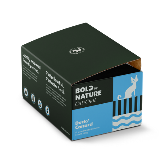 Bold by Nature Cat Duck Patties Cat Food, 3-lb (Size: 3-lb)