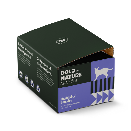 Bold by Nature Cat Rabbit Patties Cat Food, 3-lb (Size: 3-lb)