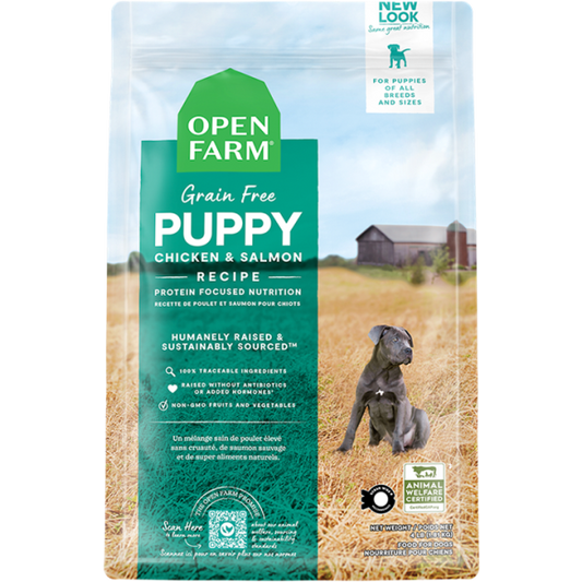 Open Farm Puppy Chicken & Salmon Recipe Grain-Free Dry Dog Food, 22-lb (Size: 22-lb)