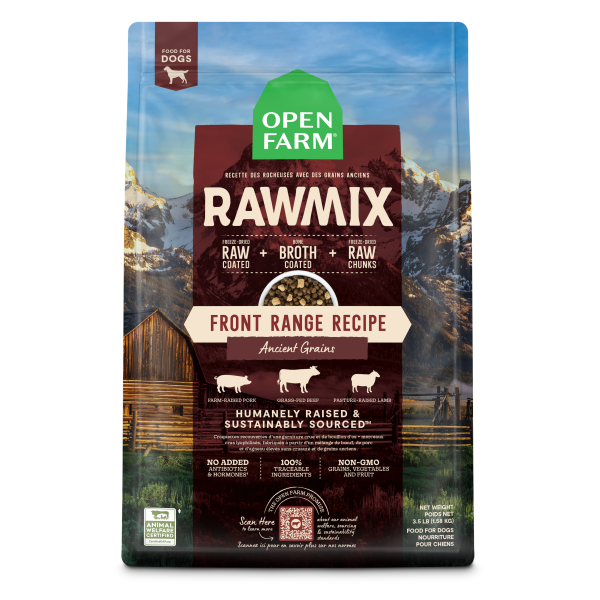 Open Farm RawMix Front Range Recipe Ancient Grains Dry Dog Food, 20-lb (Size: 20-lb)