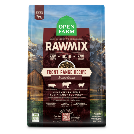 Open Farm RawMix Front Range Recipe Ancient Grains Dry Dog Food, 20-lb (Size: 20-lb)