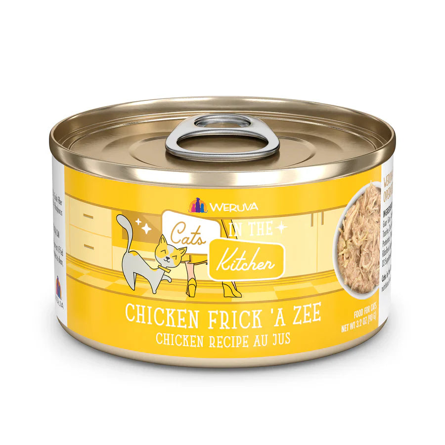 Cats in the Kitchen Chicken Frick 'A Zee Chicken Recipe Au Jus Wet Cat Food Can, 6-oz (Size: 6-oz)
