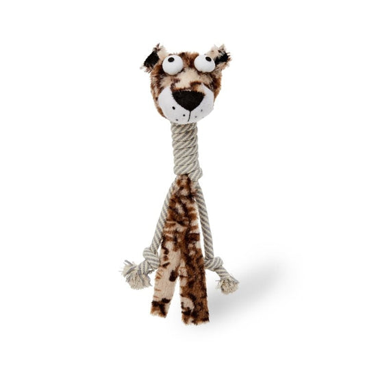 Bud'z Long Neck Jaguar Cotton Plush Dog Toy, 39-cm (Size: 39-cm)