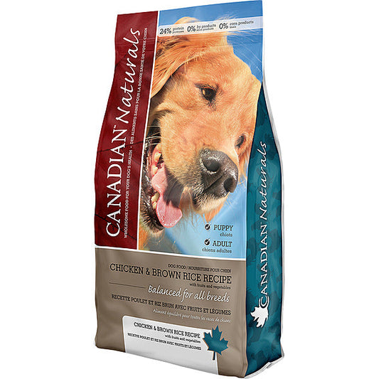 Canadian Naturals Chicken & Brown Rice Dry Dog Food, 5-lb (Size: 5-lb)