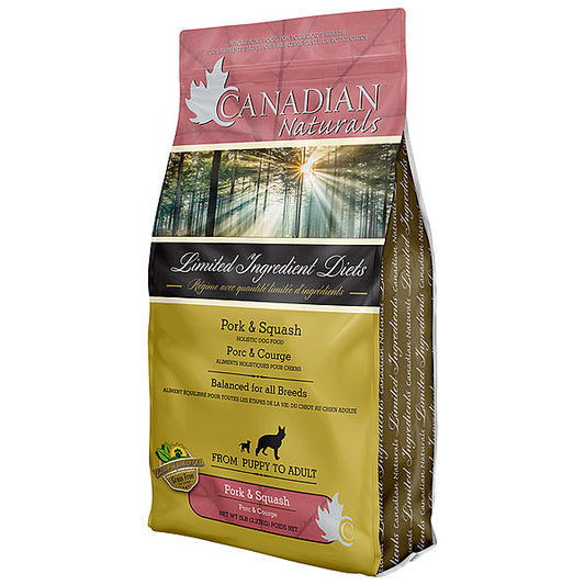 Canadian Naturals LID Pork & Butternut Squash Dry Dog Food, 25-lb (Size: 25-lb)