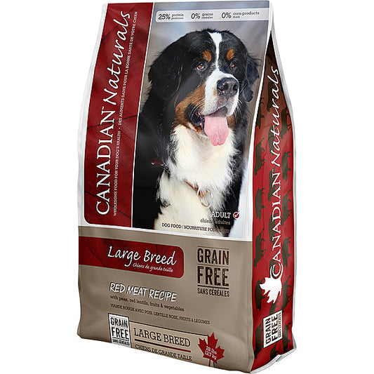 Canadian Naturals Red Meat Grain-Free Large Breed Dry Dog Food, 28-lb (Size: 28-lb)