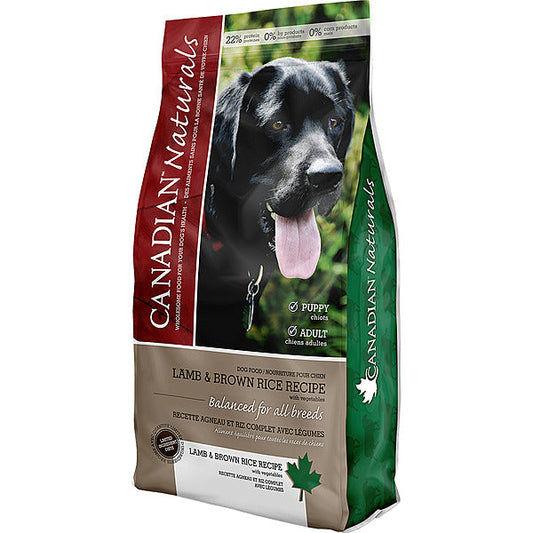 Canadian Naturals Lamb & Brown Rice Dry Dog Food, 25-lb (Size: 25-lb)